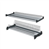 Сушка 800мм ЧЕРНЫЙ UMМ-26 (УСИЛЕННЫЙ посудосушитель 2 уровня, 2 поддона)