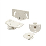 Ролики регулируемые для дверок (комплект 4шт, БЕЛЫЙ)