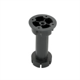 Опора регулируемая кухонная ЧЕРНАЯ h=120 (ножка)