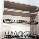 фото 2 -Сушка 900мм ЧЕРНЫЙ UMМ-26 (УСИЛЕННЫЙ посудосушитель 2 уровня, 2 поддона)