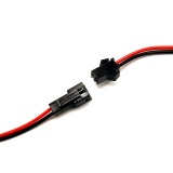 фото 3 -Коннектор JST SM 2PIN (комплект 2шт male-female, 10см, защелка)