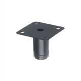 Опора регулируемая h=50 / d=25 ЧЕРНЫЙ матовый (ножка VE-01)