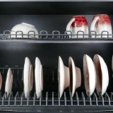 фото 5 -Сушка 800мм ГРАФИТ (премиум, УСИЛЕННЫЙ посудосушитель 2 уровня, 2 поддона, плоский пруток)