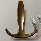 фото 2 -Крючок 3х рожковый ОКСИДИРОВАННАЯ БРОНЗА 220 (Hook, скрытый монтаж) премиум