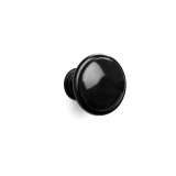 фото 2 -Ручка-кнопка пластиковая (ЧЕРНЫЙ, эконом)