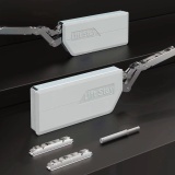 фото 2 -Подъемный механизм FORTE PUSH - L (пуш опен, комплект 2шт, 107°) для фасада 2-5кг