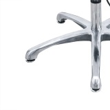 фото 4 -Опора ГЛАЙДЕР d=50мм для офисных кресел (шток-штырь 11*20, ХРОМ, с подвижным плечом)