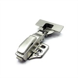 фото 2 -Петля 3D мебельная НАКЛАДНАЯ 90° с доводчиком (PRIMA PROF, slowmotion, 110°, заглушки)