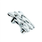 фото 3 -Ручка-кнопка 32мм хром перфорация 92