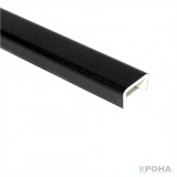 Торцевая заглушка цоколя (h=150, ЧЕРНЫЙ МАТОВЫЙ)