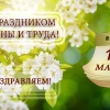 Май - расписание рабочих дней.